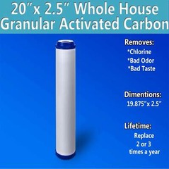 20″ x2.5″ Granular Activated Carbon Water Filter Whole House Cartridge Set of 20