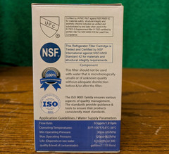WATER FILTER WHIRLPOOL EDR7D1 FILTER 7 MAYTAG UKF7001 +13 7003 SEE BACK OF BOX