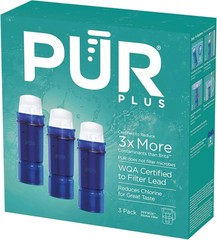 PUR Plus Water Filter Replacement for Pitchers & Dispensers, 3 Count