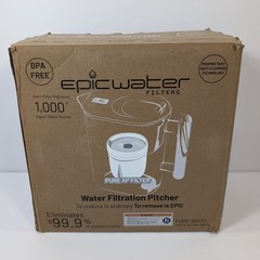 Epic Water Filters Pitcher/Jug for Drinking Water 10 Cup 100 Gal Pure XP Filter