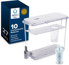 Ultramax Large Water Dispenser with 1 plus Filter, 27 Cup, White (Package May Va
