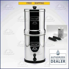Big Berkey Water Filter w/ 2 Black Berkey Elements – NEW