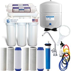 Reverse Osmosis High Alkalinity Ionizer Neg ORP Water Filter 75GPD Ex. Filters