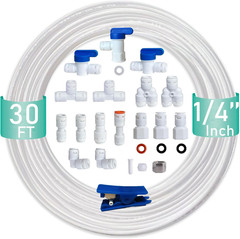 NSF Certified 1/4″ O.D. Push to Connect Fittings for RO (Reverse Osmosis) Water