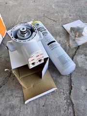 GE In-Line Water Filtration System GXRLQK For Refrigerator + Ice Maker Lot-2