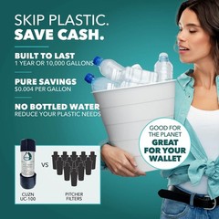 Under Sink Water Filter – 10K Gallon Life, Reduces Lead & Chlorine, NSF Certi…