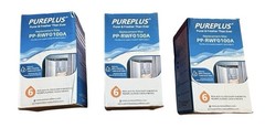 3 Pack PurePlus Refrigerator Water Filter PP-RWF0100A LG LT500P, Kenmore 469890
