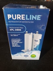Sealed Pureline Refrigerator Water Filter #PL-2800 New Sealed 2 Pack 