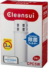 New CLEANSUI Replacement Filter Cartridge CPC5W for Water Purifier Pot 2 pieces