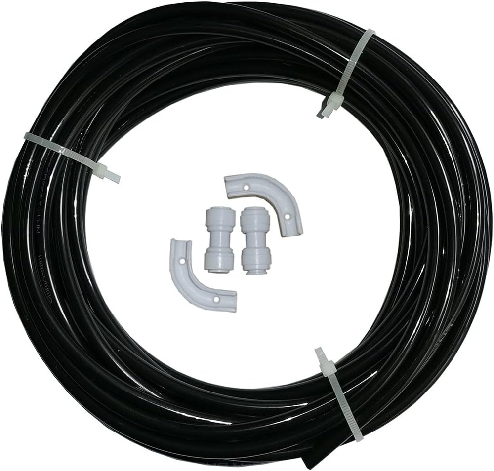 1/4 Inch O.D. Tube Lenght 100Ft (30M) Black RO Water Filter Tubing Pe,Use with R