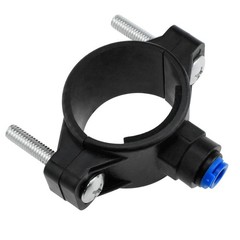 1-Pack Drain Saddle Valve with 1/4″ Quick Connect Plastic Water Filters Valve…