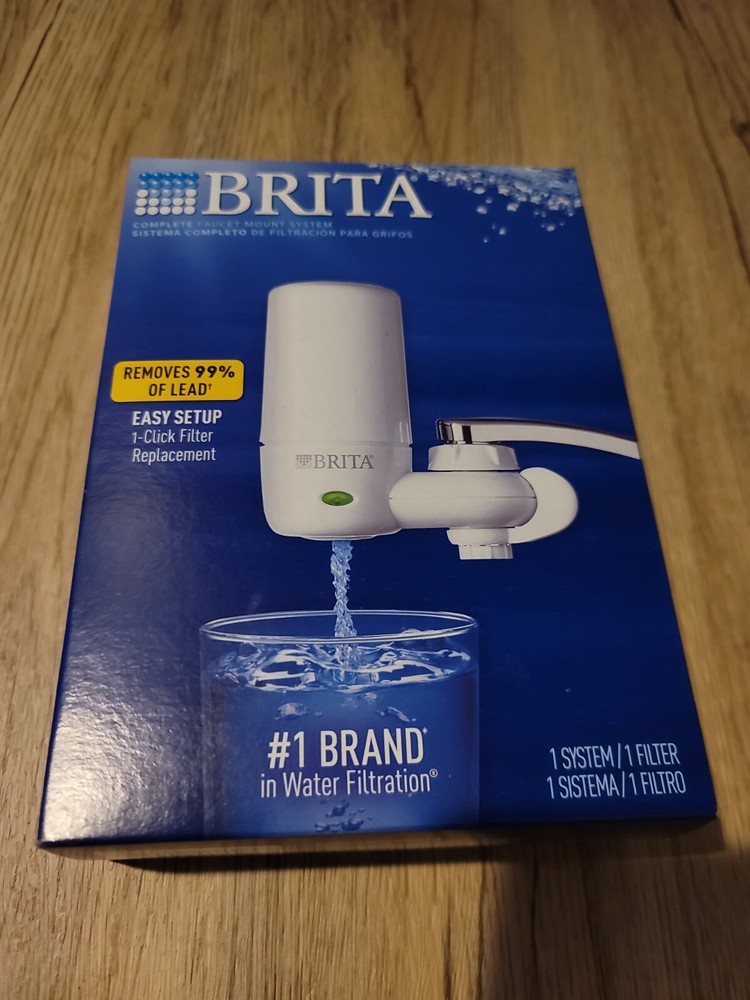 Brita Basic Tap Water Faucet Filtration System – White NEW