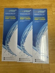 Lot Three Pack, ICEPURE RWF1200A, H2O Filter For System Model RWF1200A-S, Sealed