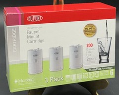 NEW Dupont Ultra Protection Faucet Mount Water Filter Cartridges 3 Pack WFFMC303