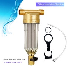 Prefilter Whole House Water Sediment Filter Purifier System Stainless Steel Mesh