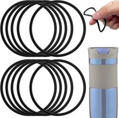 10 Pcs Replacement Rubber Lid Seals Compatible with 16 & 20 oz Contigo Snapse…