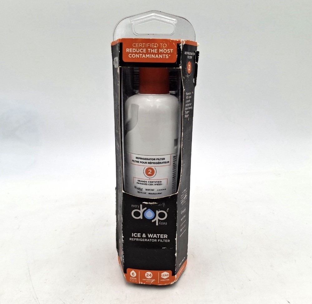 Refrigerator Filter 2 – EveryDrop Ice and Water Filter by Whirlpool, Single