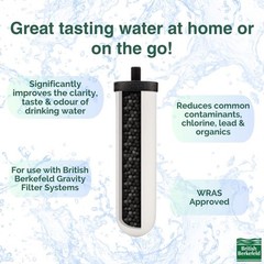 British Berkefeld Doulton Water Filter Element Compatible with Berkey Water Filt
