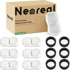 Official 6-Pack Replacement Filters & Pre-Filter Sponges 108 oz / 3.2 L
