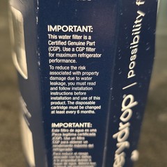 Everydrop 4 EDR4RXD1 Ice and Water Refrigerator Water Filter New Foil, Sealed