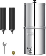AQUA CREST 2.25G Gravity Water Filter System NSF/ANSI 42&372 Certified for Home