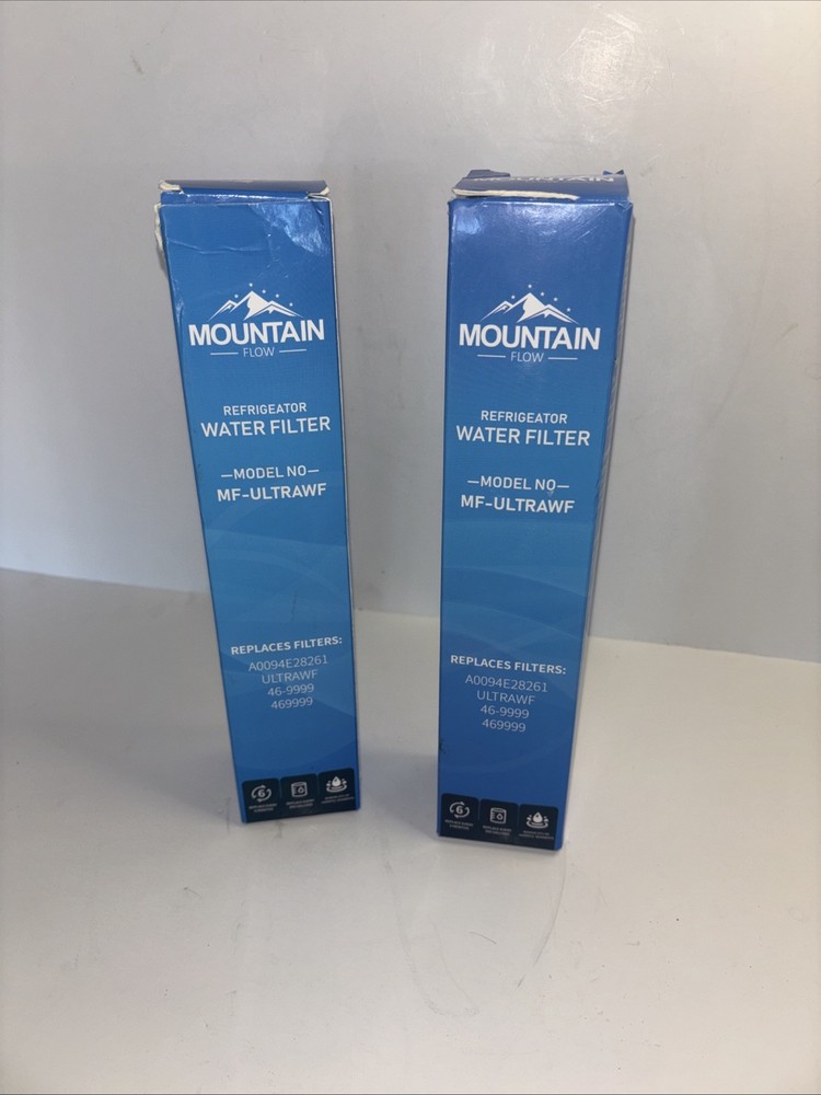 Lot of 2 Mountain Flow MF-ULTRAWF Water Filters- Frigidaire ULTRAWF New Sealed