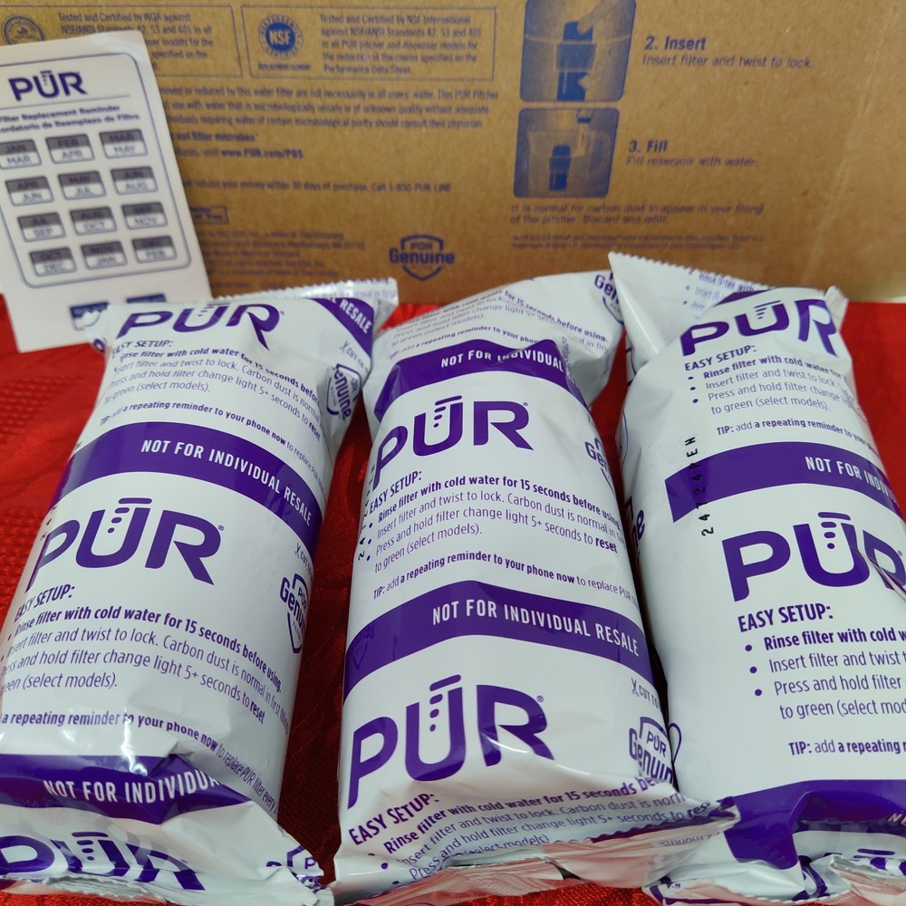 3x Genuine PUR PPF900Z Maxion Replacement Water Pitcher Filters Sealed