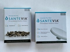 Santevia Ceramic Pre-filter & Mineral Stones For Gravity Water System – Open Box