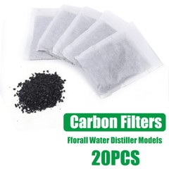 Activated Charcoal Carbon Filter in 20 Bags Packs For Pure Water Distiller SALE