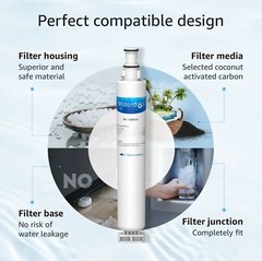 Waterdrop 4396701 Refrigerator Water Filter, Replacement for Kenmore 9915