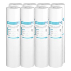 5 Micron 20″ x 4.5″ Big Blue Sediment Water Filter Replacement Whole House 1-8PK
