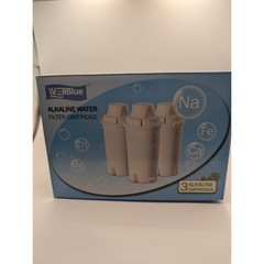 WellBlue Alkaline Water Filter Cartridges 2 Blue Sealed Cartridges Open Box