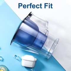 3-Pack Mavea Water Filter Replacement for MAVEA Pitcher 1001122, 1001495 LEVO…