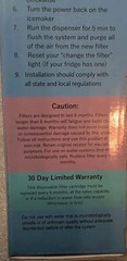 Aqua Fresh WF800 Refrigerator Water Filter – Replacement is LG LT800P NEW