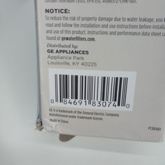 General Electric XWF Refrigerator Water Filter White NEW SEALED