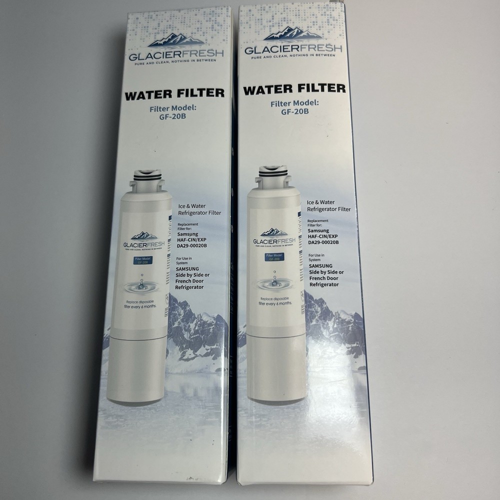 2 pK GLACIER Fresh GF-20B REFRIGERATOR Water FILTER for SAMSUNG DA29-00020B