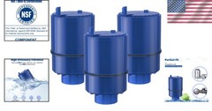 Long-Lasting 3-Pack Compatible Replacement Filters for PUR – Reduces Chlorine