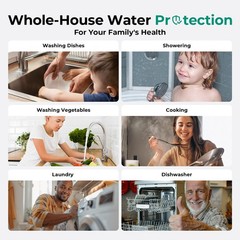 iSpring PFAS & Heavy Metals Removal 3-Stage Whole House Water Filter System
