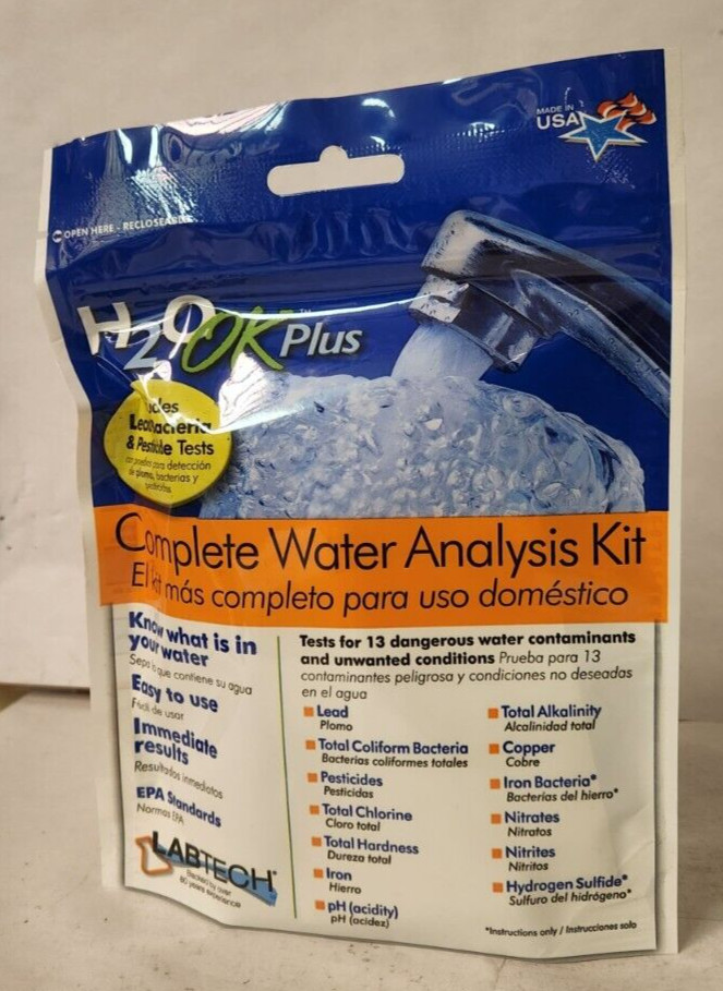LabTech H2O OK Plus Complete Water Analysis Kit Brand New!!!
