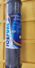 Single ICEPURE 10″ x 2.5″ 1 Micron CTO10BB Whole House Carbon Block Water Filter
