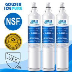 Fit For LG LT600P LSC27931SW 5231JA2006A 5231JA2005A 469990 Water Filter 3 PACK