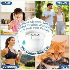 2026 Second Generation Water Pitcher Replacement Filter Compatible with Clear…