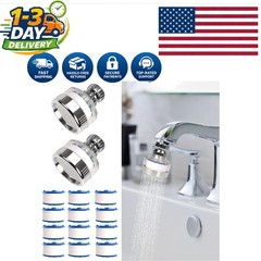 Faucet Water Filter Set – 14 Carbon Fiber Elements for Pure Tap Water