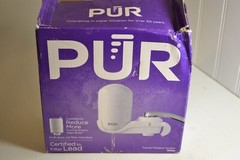 PUR Lead Water Faucet Filtration System FM3333B White