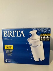 Brita standard replacement Water Filter for Pitchers 6 Count – Sealed