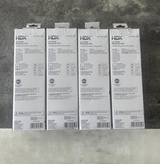 4-Pack HDX EQS-1-S Standard Refrigerator Water Filters For Samsung HAF-QIN – New