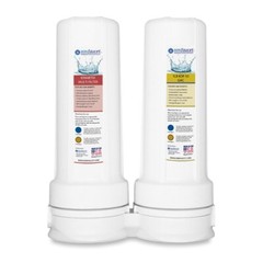 IonFaucet 2 Stage Filtration System Free Standing Above IonMetrix KDF-55-GAC NEW