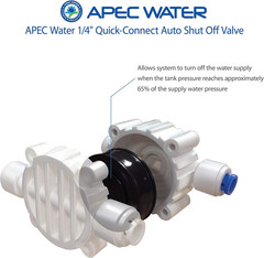 APEC Water Systems Auto Shut Off Valve Replacement Part ASO