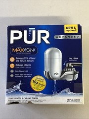 PUR Faucet Filtration Advanced System Maxion PFM450S Stainless Steel Style