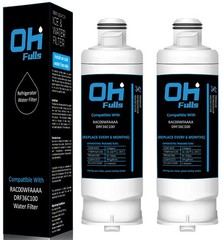 OHFULLS RAC00WFAAAA/DA Water Filter Cartridge Replacement for DRF36C100, 2-Pack